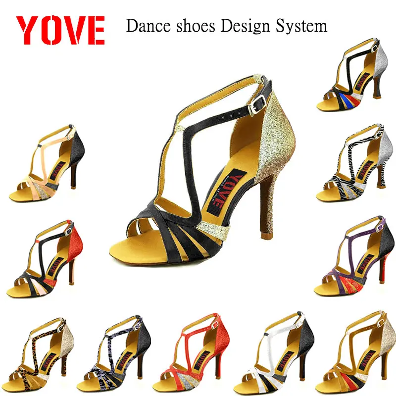 Buy YOVE Dance Shoe Satin Women's Latin/ Salsa Dance
