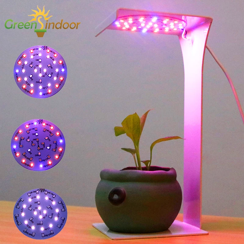 Таймер USB полный спектр светодиодный свет для выращивания растений лампа для чтения в помещении ИК VU Фито Авто Вкл/Выкл настольные лампы