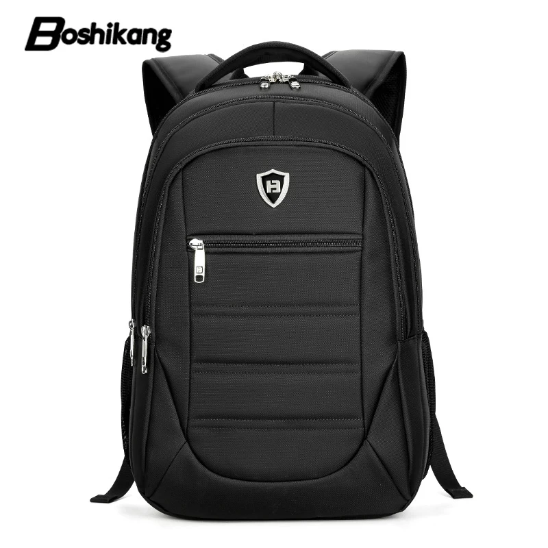 

Boshikang Men's Business Backpack Female Middle School Schoolbag Leisure Laptop Bag Large Capacity Waterproof Travel Bag