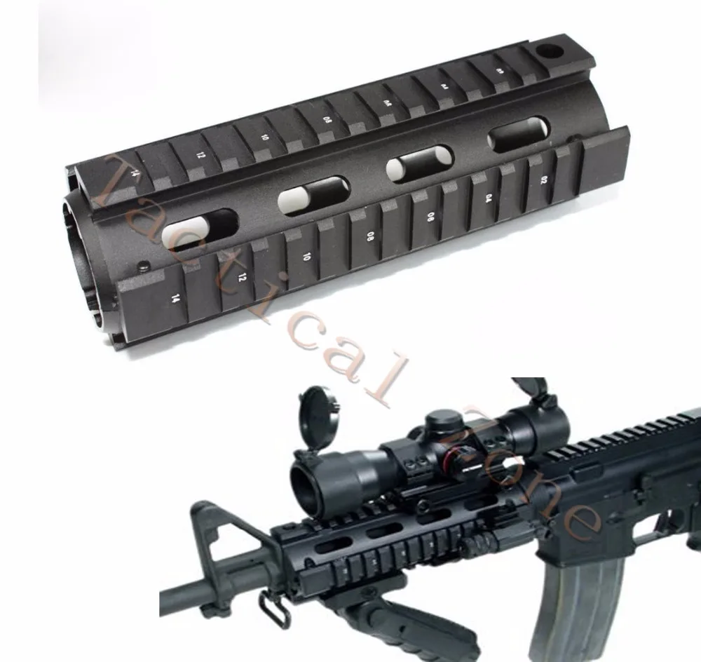 

Tactical Hunting Accessories Carbine Length 6.7" Handguard Picatinny Quad 20mm Rail AR-15 M16 M4 Handguard Rifle Scope Mounting
