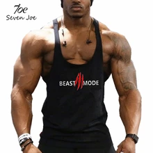 Seven Joe. Новое поступление Стрингер майка для мужчин бодибилдинг и фитнес мужские майки майка рубашки одежда для спортзала