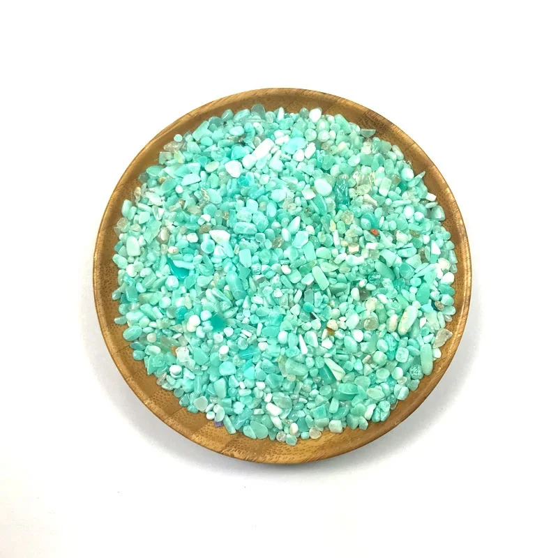 Современные 50g 3-5 мм натуральный голубой зеленый амазонит камень кристалл грубый камень природный камень для украшение для аквариумов Материал