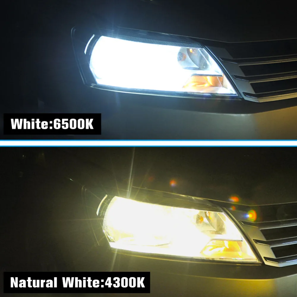 Avacom 2 шт. H1 светодиодный мини автомобиль лампы 12 V 4300 K 6500 8000Lm COB чип супер белый 24