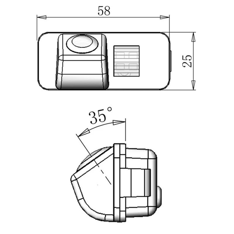 ford focus hatchback mondeo max rear camera hd ccd (5)