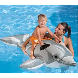 175*66 см Пластик ПВХ надувные Прекрасный Маленький Дельфин rider ребенка сидеть на Игрушка "Райдер" летние пляжные Играть игрушка для