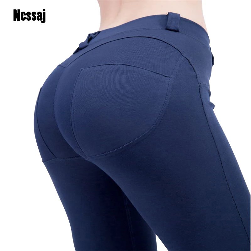

Fashion Workout Pants For Women High Elastic Push UP Skinny Pencil Pants Casual Fitness Sexy Hip Skinny In Stretch Cotton Pants