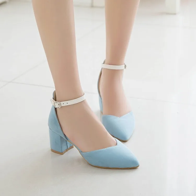 

Big Size11 12 13 14 15 16 17ladies high heels women shoes woman pumps Pointed Package toes Shallow mouth Thick with Single shoes