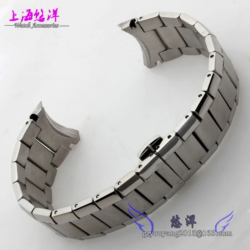 New Mens Stainless Steel Silver Metal Bracelet Watch Band Strap 22mm For AR2448 AR2432