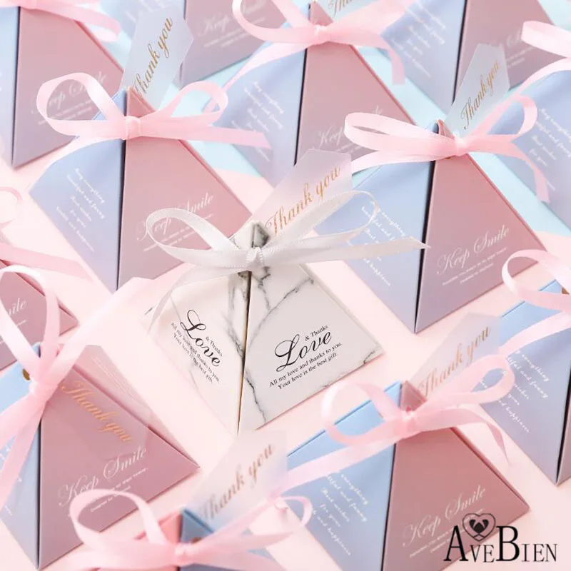 AVEBIEN креативный цветок/Мраморное свадебное украшение коробка для конфет Свадебные сувениры шоколадная бумага подарочная коробка для