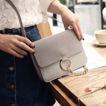 

013118 new hot female fashion flap bag lady shoulder bag