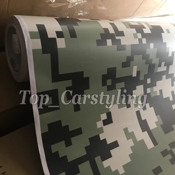 

Digital Green & Black GunSkins AR Mag Skin Camouflage Vinyl Film Car Sticker Wrapping Roll With Bubble Free