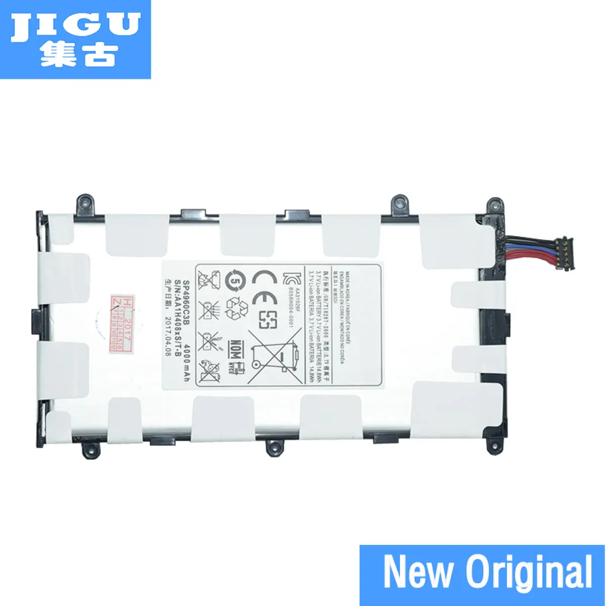 JIGU Original Battery For Samsung Galaxy Tab 2 7.0 P3100 P6200 P3110 Plus SP4960C3B (14.8Wh) 4000mAh New | Компьютеры и офис