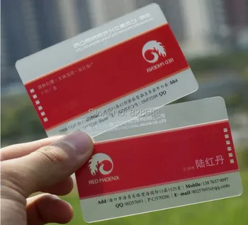 

Free shipping 200pcs thin PVC Transparent card-two sides printing on matte card high transparency-size 85.5X54X0.36mm