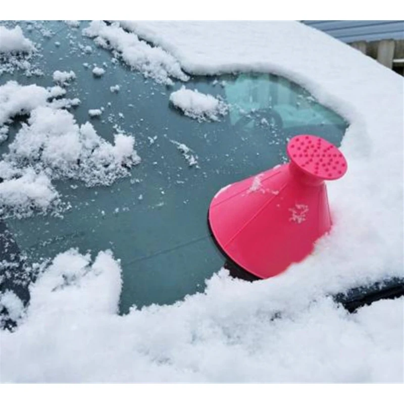 

Remover Magic Shovel Cone Shaped Outdoor Winter Car Tool Snow Windshield Funnel Ice Scraper Home Window Cleaners