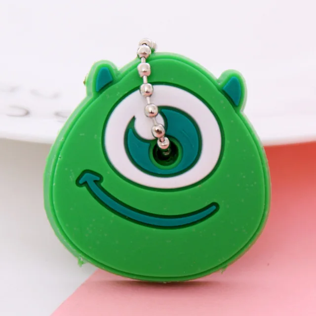 1 шт. Lilo& Stitch monster Mr Q. Аниме силиконовый чехол для ключей брелок мультяшный брелок для ключей Автомобильный брелок модные аксессуары