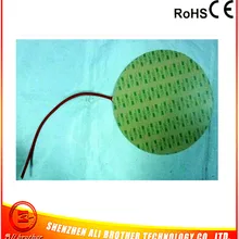 Силиконовая Резина 3D-принтеры нагреватель 220 В 400 Вт Диаметр 290*1.5 мм клей 1 сторона 100 К термистор 500 мм провод xd-h-d-1262