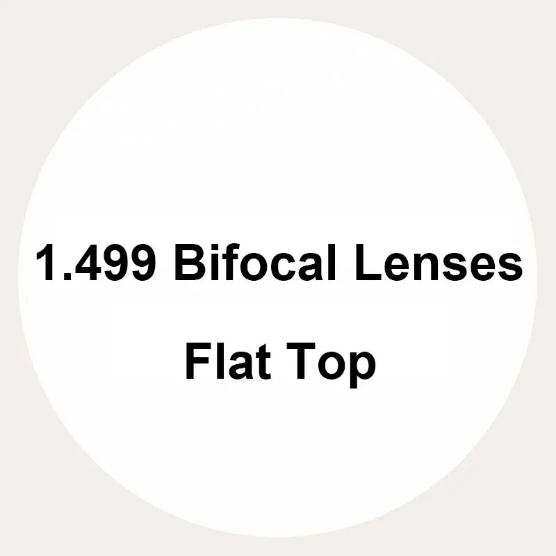 

1.499 Flat Top Bifocal Prescription Customized Optical Glasses Lenses 2 pcs Full UV Protection Anti-Reflection Anti-Radiation