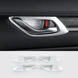 Интерьер автомобиля Дверная ручка поручень рамка наклейки украшения автомобиля дизайн для Mazda CX-5 CX5 2017 2018 KF 2nd Gen