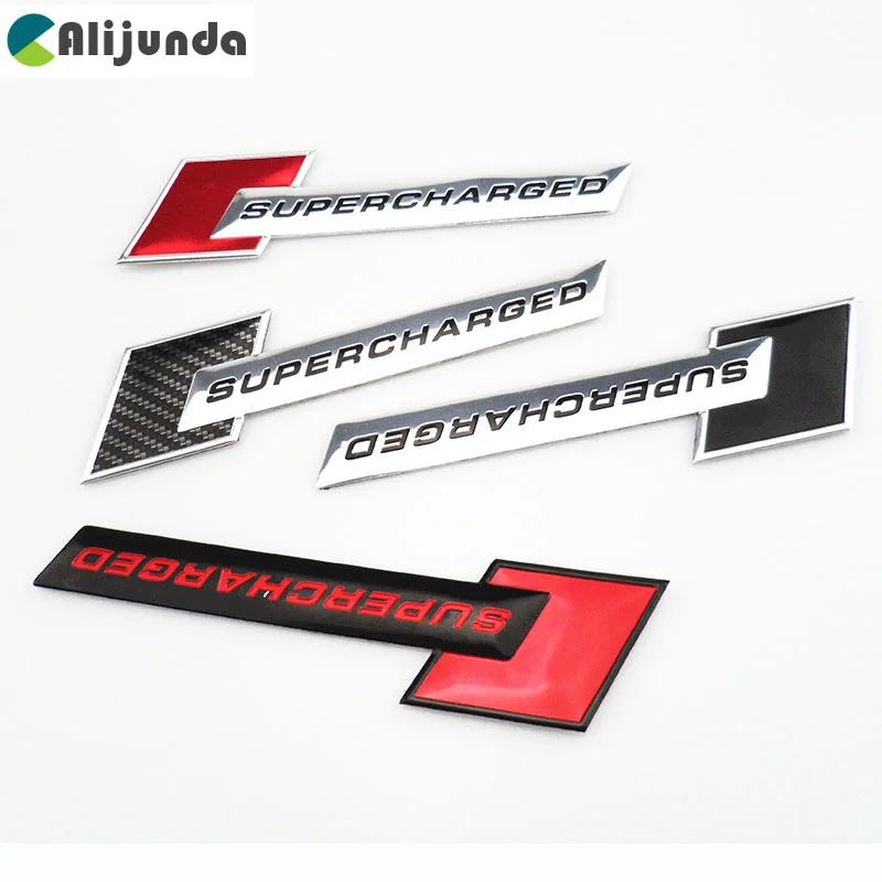 

New 3D Metal Motorsport SUPERCHARGED Car styling Emblem Badge Sticker for Jaguar XF XJ XJS XK S-TYPE X-TYPE XJ8 XJL XJ6 XKR XK8