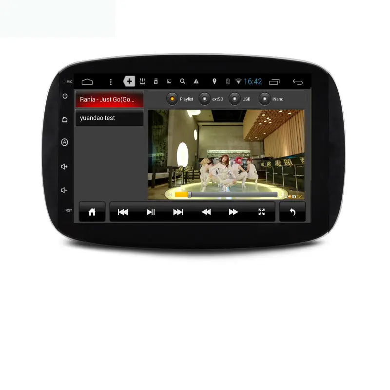 Cheap Aoluoya IPS RAM 2GB+32GB Android 7.1 CAR DVD Player For Mercedes Benz Smart 2016 Radio GPS Navigation multimedia mirror link DAB 2