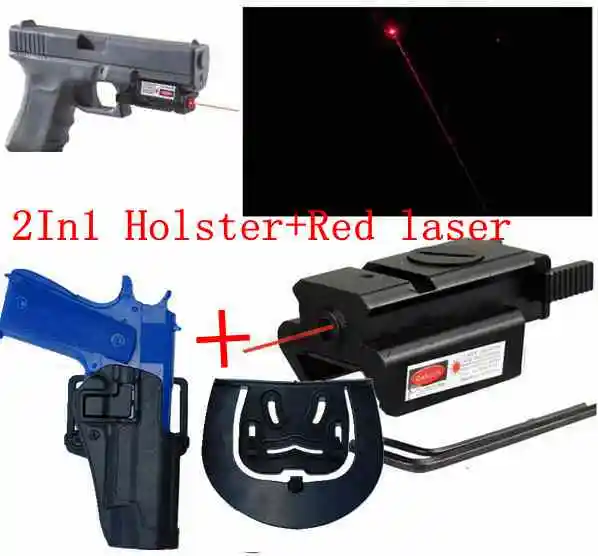 

FS Brand CQC Colt 1911 Tactical Gun Holster+Tactical Red Dot Laser sight