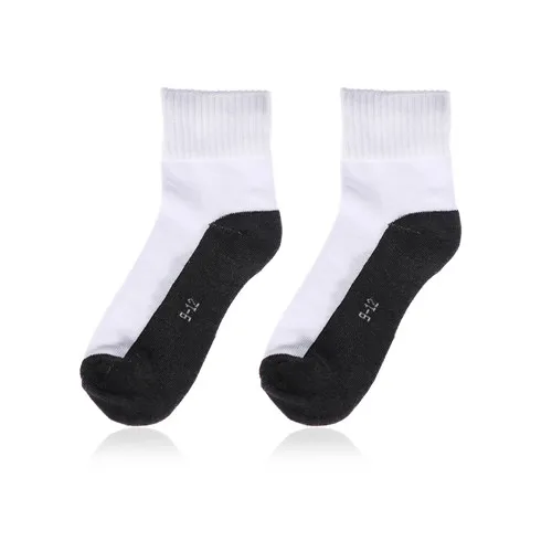 1 пара удобных спортивных повседневных зимних теплых мягких детских хлопковых дышащих носков для мальчиков белые, черные, для детей 1-15 лет