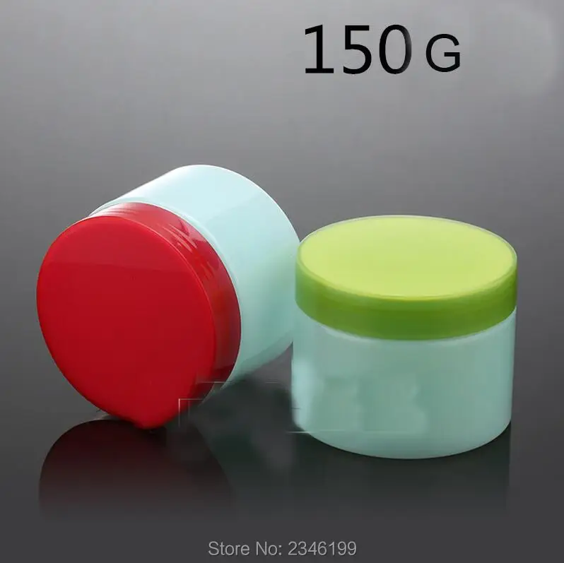 150G 20pcs/lot Blue Elegant Plastic Cream Jar, DIY Empty Round Cosmetic Facial Cream Container, Mask Case, Women Beauty Tool 150G 20pcs/lot Blue Elegant Plastic Cream Jar, DIY Empty Round Cosmetic Facial Cream Container, Mask Case, Women Beauty Tool
