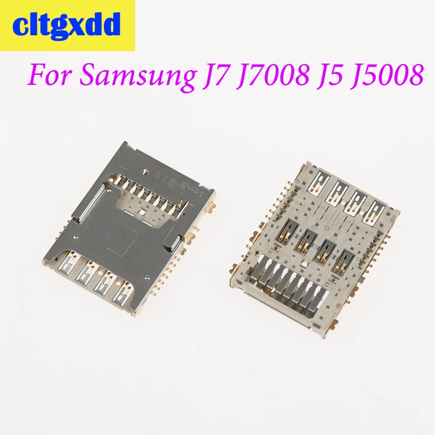 Cltgxdd для Samsung Galaxy J1 J100H/F J5 J5008 J500F J7 J700 J700F J7008 слот карты памяти SIM разъем|Адаптеры