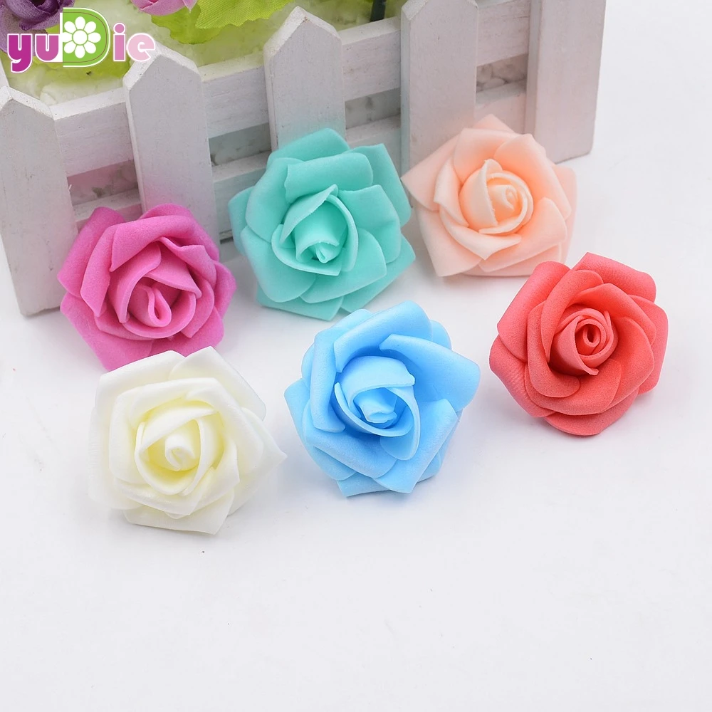 

30pcs/lot Mini PE Foam Rose Flower Head Artificial Rose Flowers Handmade DIY Wedding Home Decoration Festive & Party Supplies