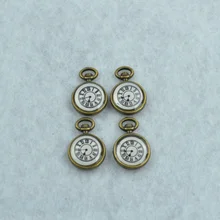 10 шт. Эмаль Подвеска под бронзу, старину металлические часы Подвески fit diy брелоки для браслетов и ожерелий для изготовления ювелирных изделий 1778