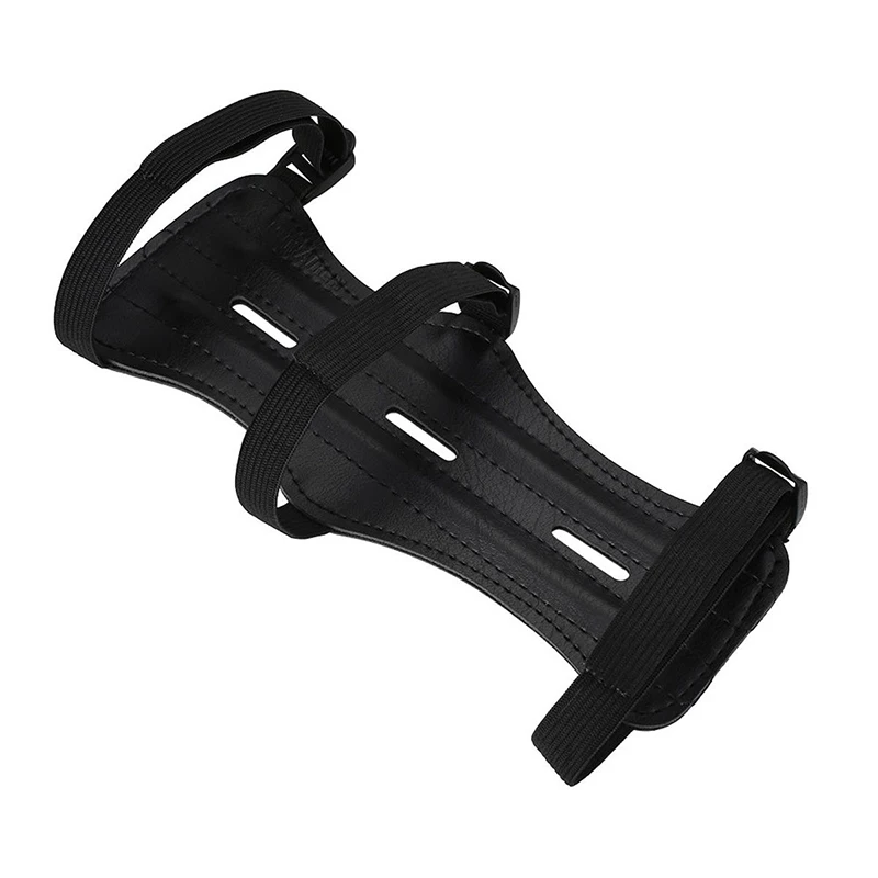 Polyurethane Leather Archery Arm Guard Forearm Protection Cover Sports Guard for either left or right hands