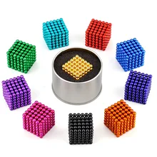 216pcs set 5mm Magic cube ball building ball fidget cube fidget cube stress cube For Autism