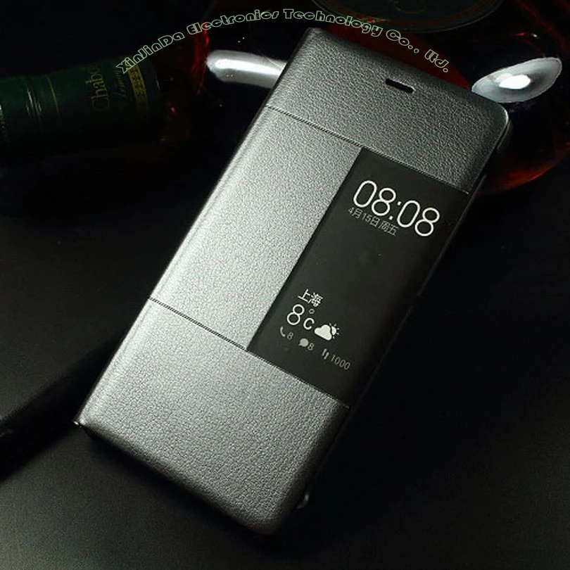 Чехол для HUAWEI P9 PLUS оригинальный 1:1 Официальный чехол Smart View с идентификацией