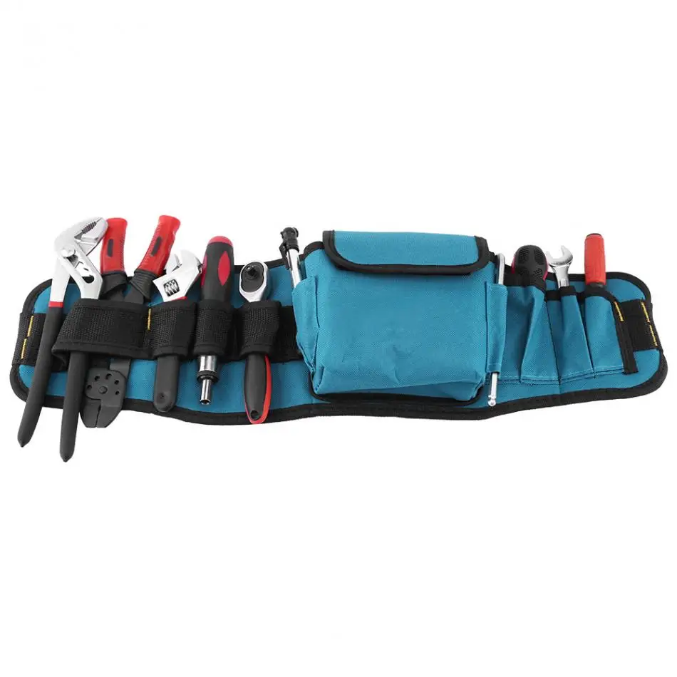 Waterproof Waist Tool Bag Electricians Tool Storage Holder Convenient Organizer Adjustabe Belt