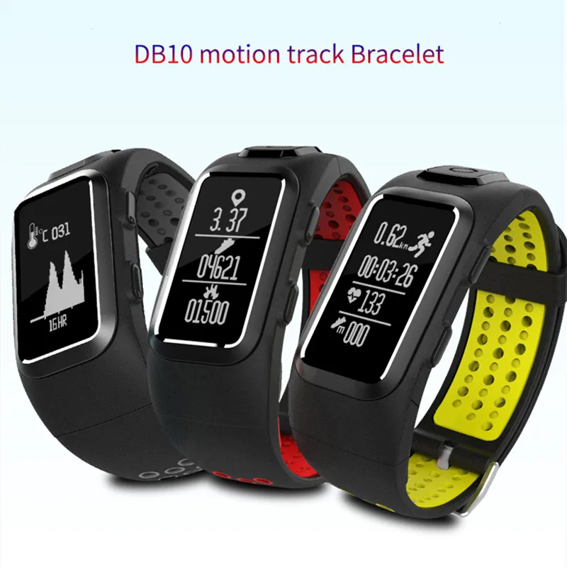 

Smarcent DB10 GPS Heart Rate Monitor Smart Wristband Bracelet IP68 Waterproof Sports Smart Watch Tracker Wearable Devices Clock