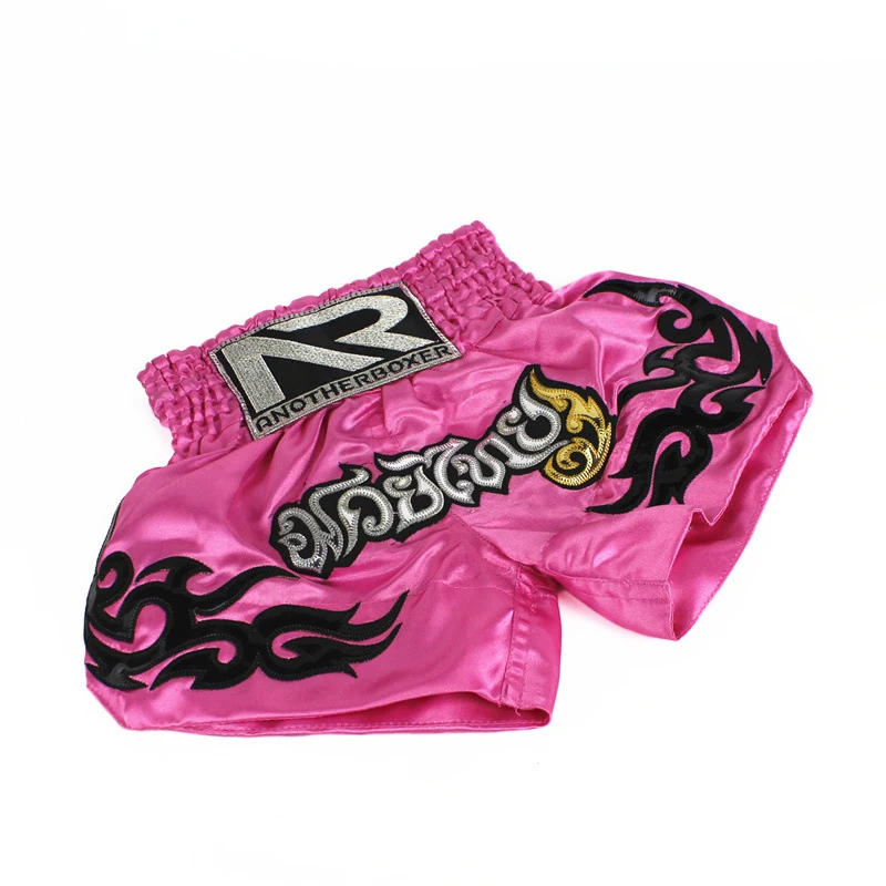

Fitness Training Sanda Men boxing shorts women Muay Thai shorts pink mma boxing muay thai boxing shorts mma fight shorts