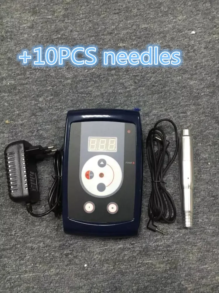 

Digital Intelligent Permanent Makeup swiss motor machine eyebrow lip machine Kit with power supply +10pcs free needles