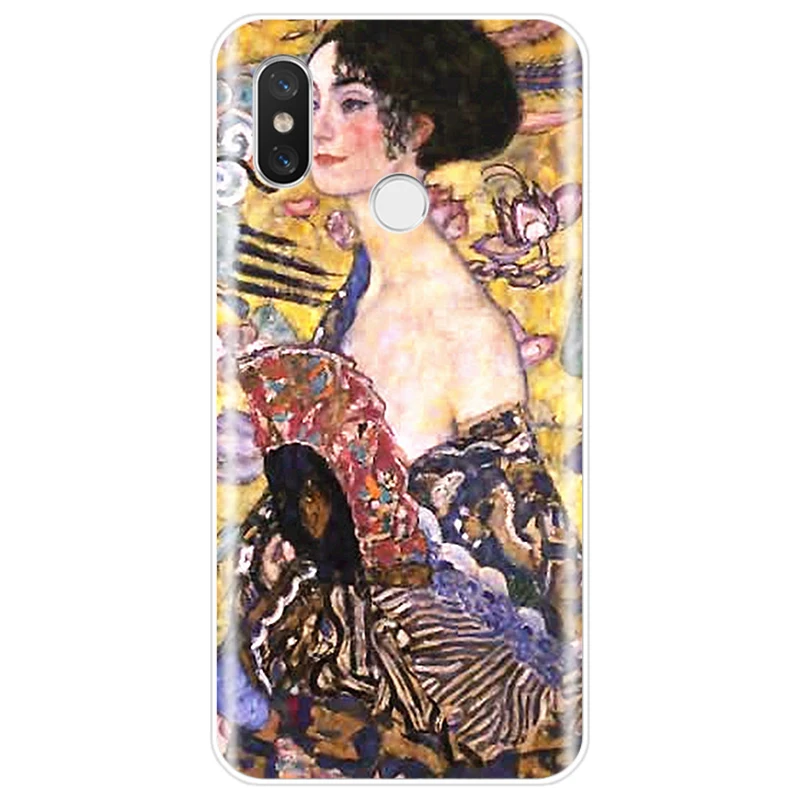 Чехол Kiss by Gustav Klimt мягкий силиконовый чехол из ТПУ для телефона xiaomi 4 4S 5 5C 5S PLUS 6 6X 8