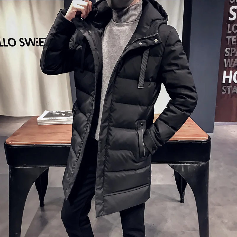 Parkas Green Qualité Hiver 2018 Haute Épaississement Vêtements Longue Coton Mâle Épais Chapeau Hommes Casual Imperméable gray Marque Black En Veste army Manteau Mode B8PWq8