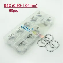 50 шт. шайба B12 CR инжектор регулировки прокладки, впрыска топлива шайба РАЗМЕР: 0,95 мм-1,04 мм для форсунок BOSCH