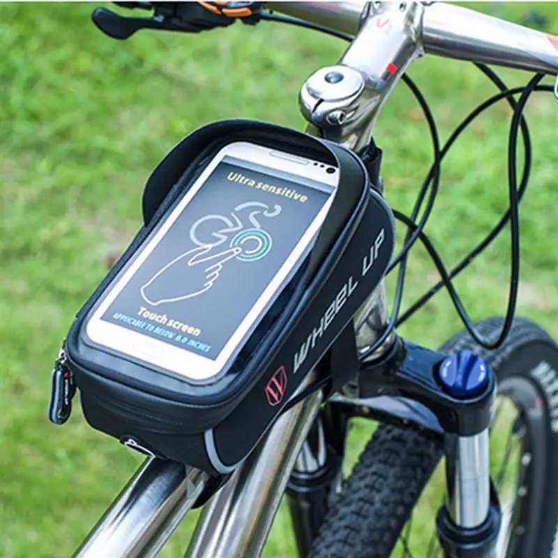 Велоспорт велосипед верхней трубы руль сумка телефона держатель Сенсорный экран велосипед MTB сумка для iPhone X 8 7 7 Plus 6 6 plus samsung