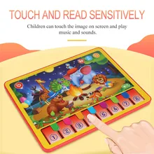 Мода животных обучения планшет Музыка подушка для малыша раннего обучения игрушка для детей лучшие подарки juguete Z