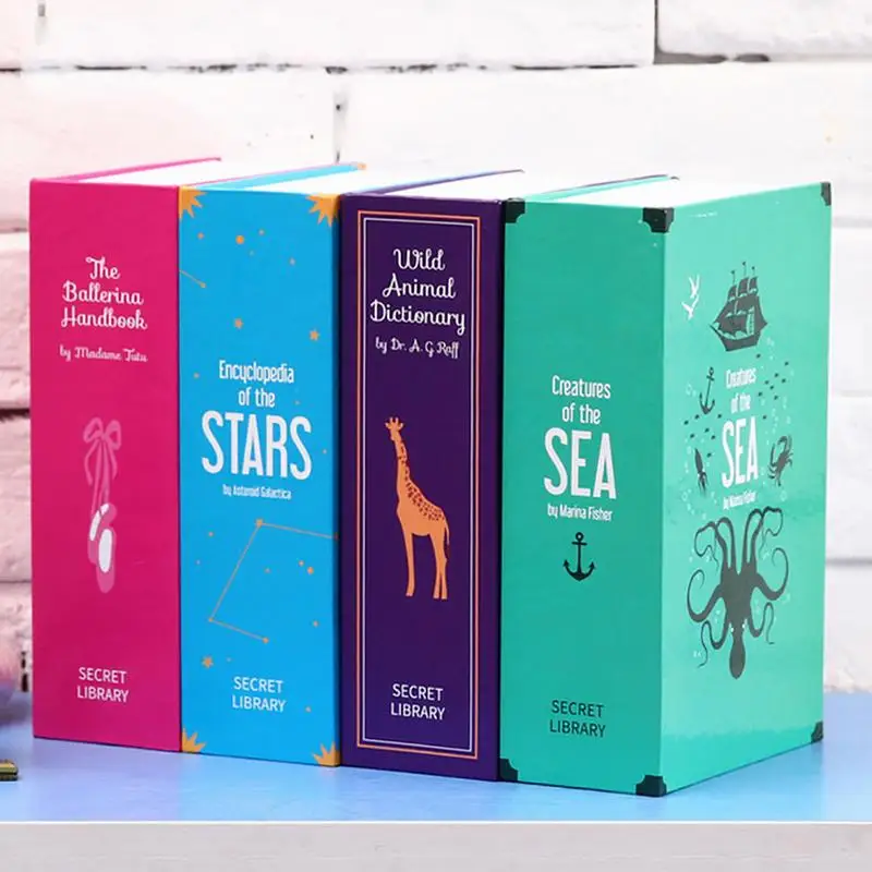 Сейф копилка секретная книга для монет секретный сейф хранения денег ювелирные