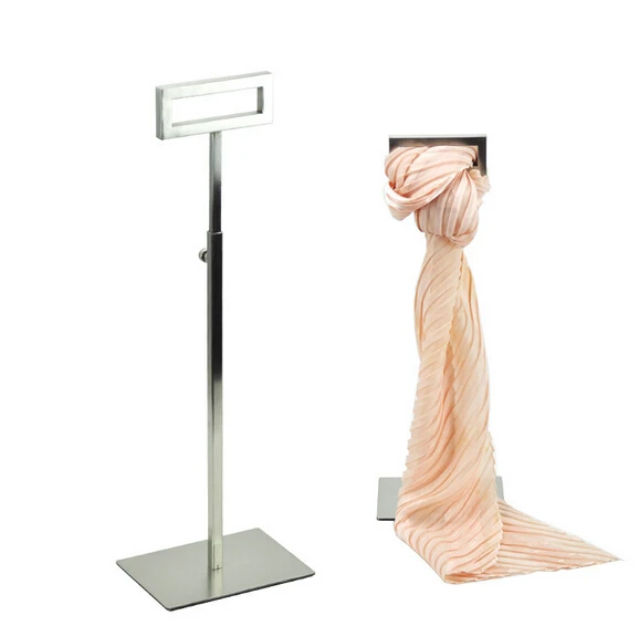 Clothing props Top dressing store fixture Stainless metal scarves necktie holder desktop font b storage b