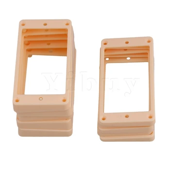 

Yibuy 5Pieces Curved Electric Guitar Bridge/ Neck Pickup Frame Ring