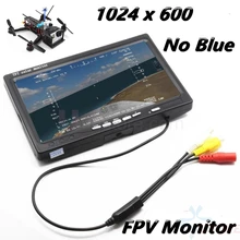 7 inch LCD TFT FPV Monitor 1024×600 w/T plug Screen No blue FPV Monitor Photography for Ground Station Phantom RC Model QAV250