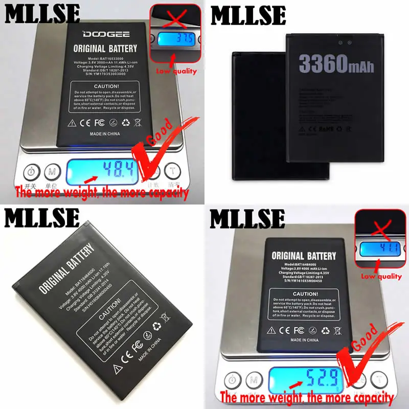 

BAT16533000 BAT16484000 BAT16464500 BAT17613360 battery for Doogee T5 lite X30 X9 Pro X5 Max Pro Batteries + Tracking Code