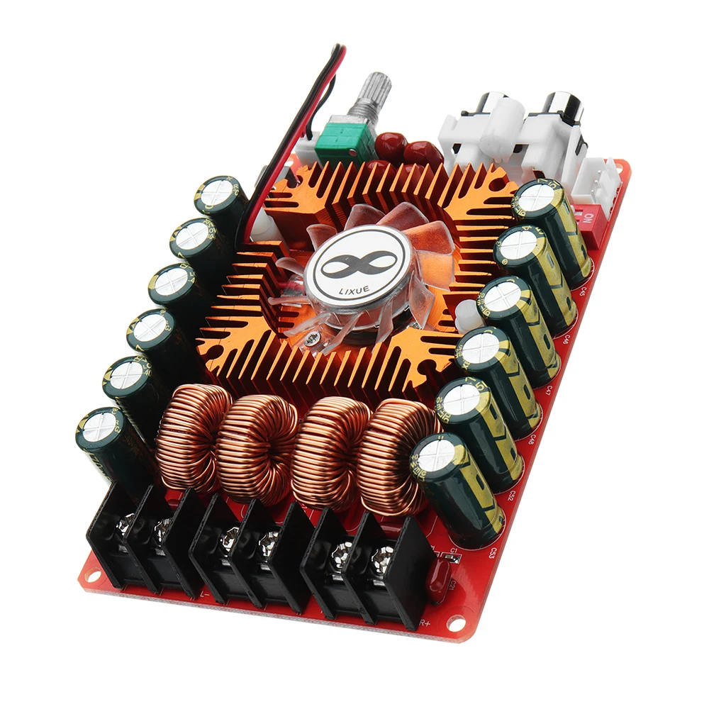 

Power Amplifier Board High TDA7498E DC 15V To 36V 2X160W 8A High Power Digital Amplifier Board