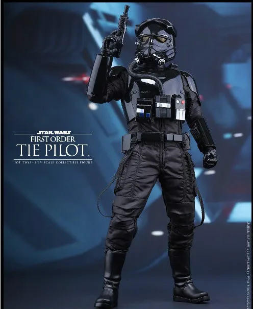 

HT HOT TOYS MMS324 Star WarsThe Force Awakens 1/6th scale First Order TIE Pilot 12" Collectible Action Figure