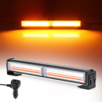 

Led Emergency Warning Light Bar 9 Modes Styling Car Warning Flash Strobe Light Bar Yellow Amber Emergency Flashing Light